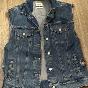 Sybilla Dark Blue Denim Vest